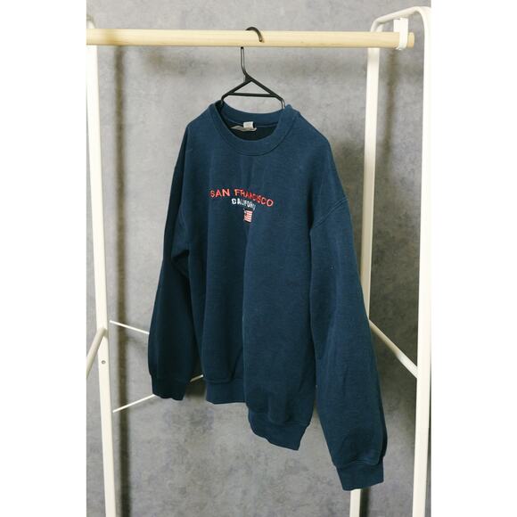 Navy San Francisco Sweatshirt - Picture 1 of 4